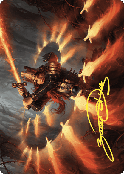 Heartflame Duelist // Heartflame Duelist  [Wilds of Eldraine Art Series] (Borderless)