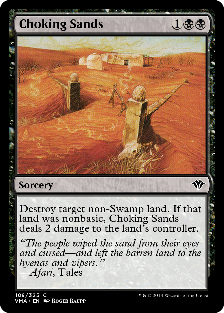 Choking Sands  [Vintage Masters] Foil