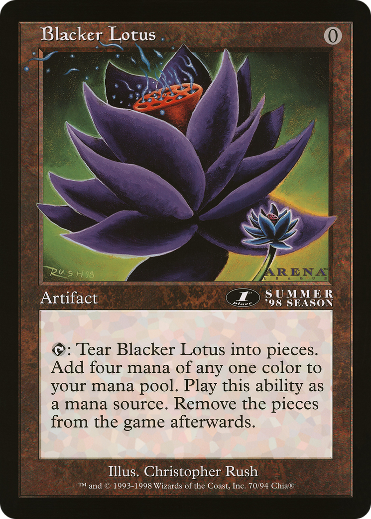 Blacker Lotus  [Oversized League Prizes]