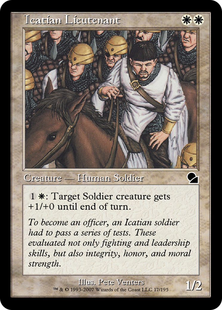 Icatian Lieutenant  [Masters Edition]