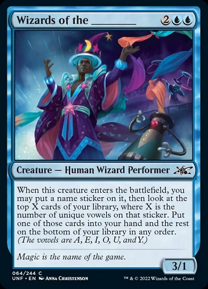 Wizards of the _____ [Unfinity] Foil