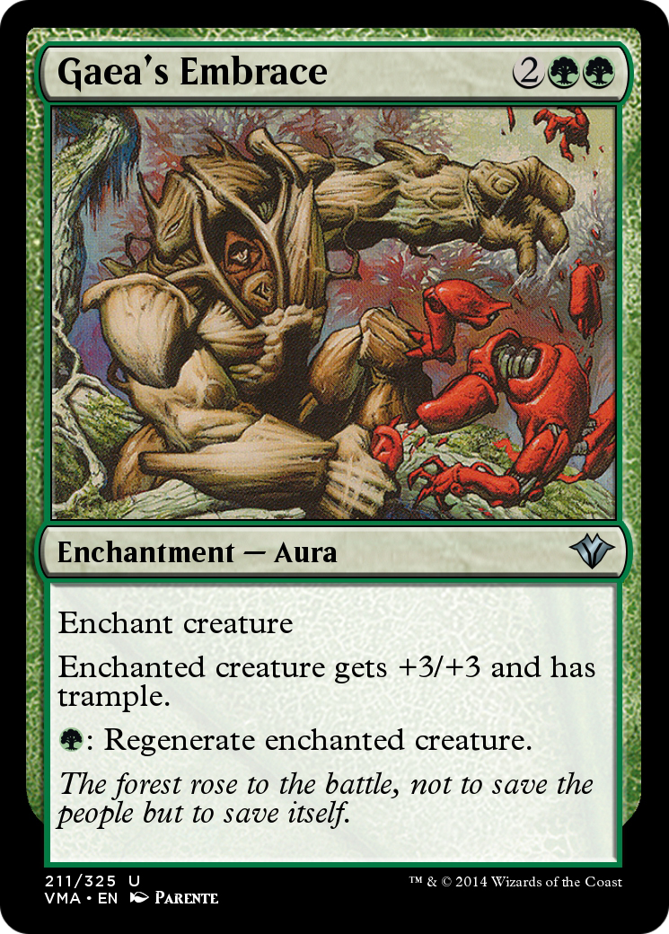 Gaea's Embrace  [Vintage Masters] Foil