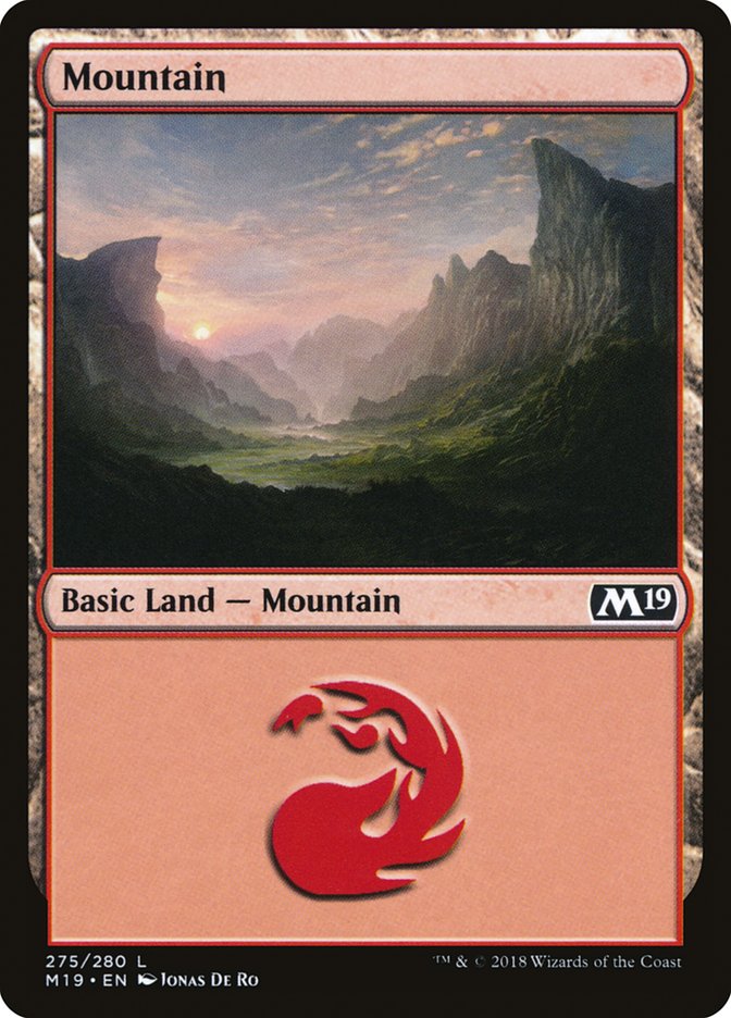 Mountain (275) [Core Set 2019] Foil