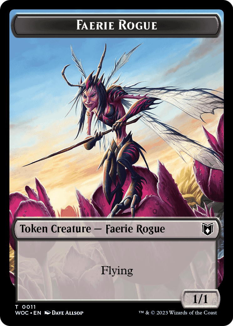 Faerie Rogue  [Wilds of Eldraine Commander Tokens]