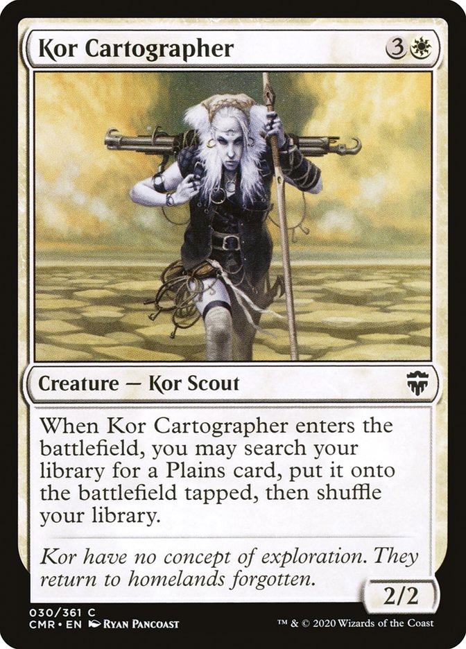 Kor Cartographer [Commander Legends] Foil
