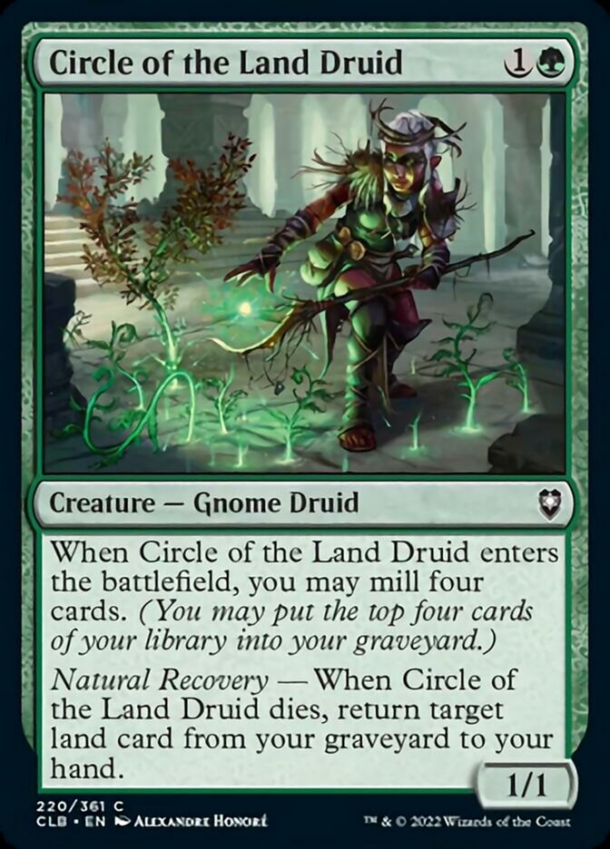 Circle of the Land Druid [Commander Legends: Battle for Baldur's Gate] Foil