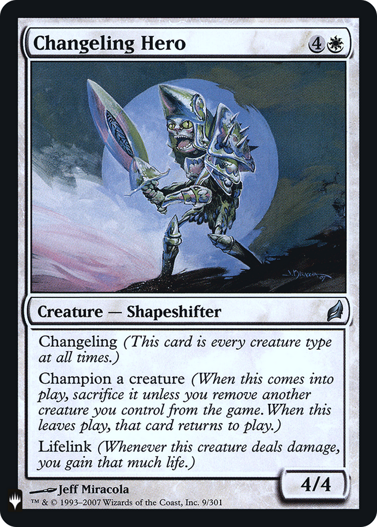 Changeling Hero  [The List]