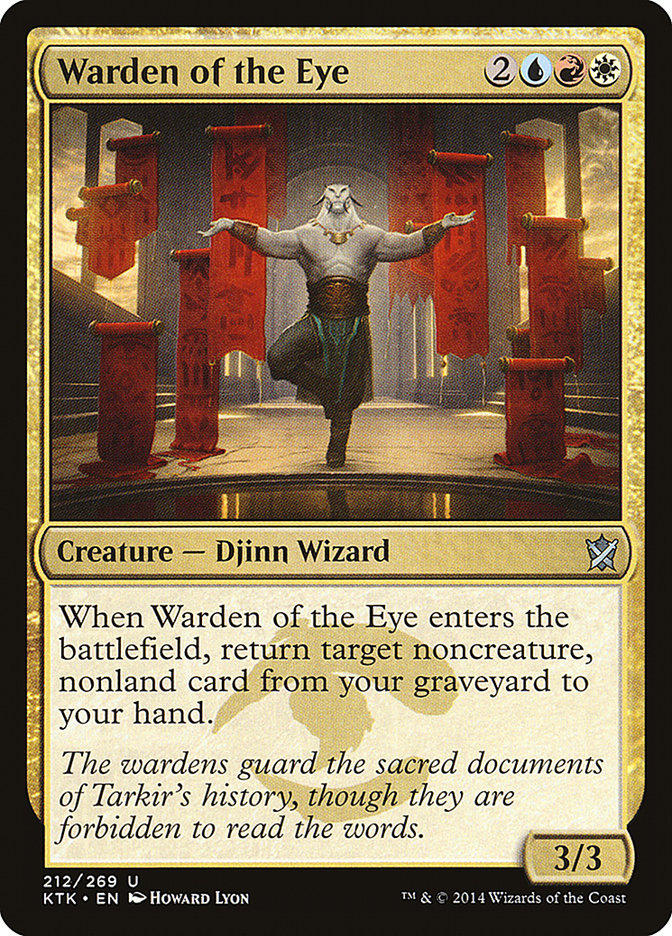 Warden of the Eye [Khans of Tarkir] Foil