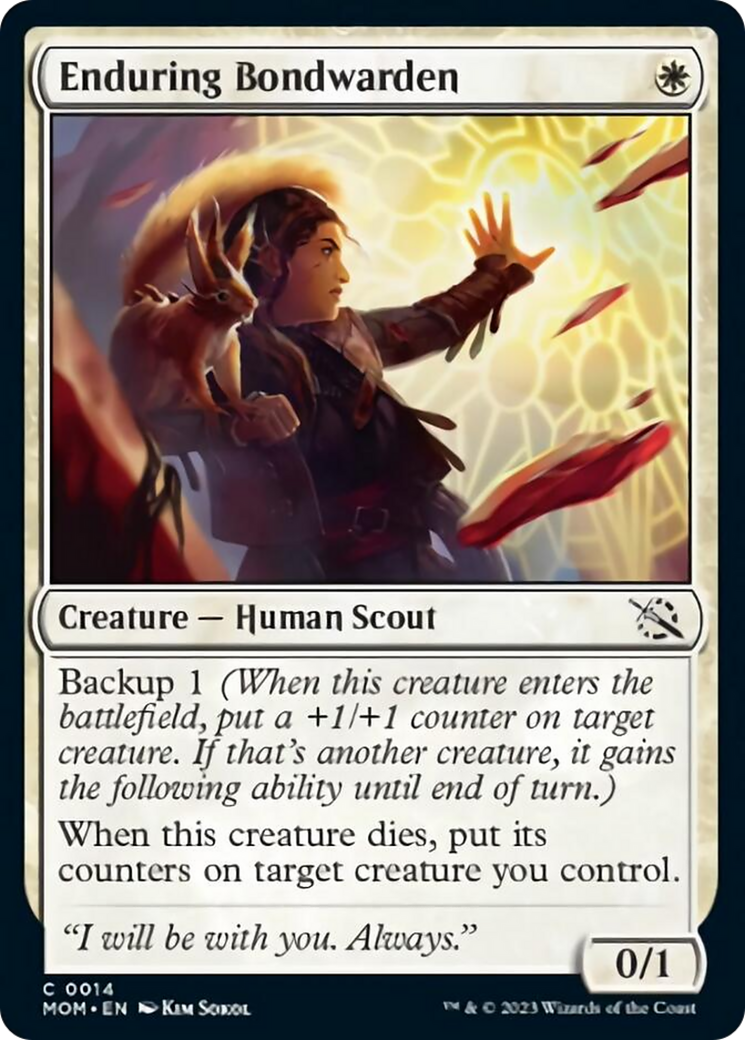 Enduring Bondwarden [March of the Machine] Foil