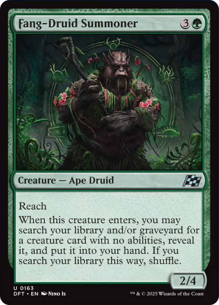Fang-Druid Summoner [Aetherdrift] Foil