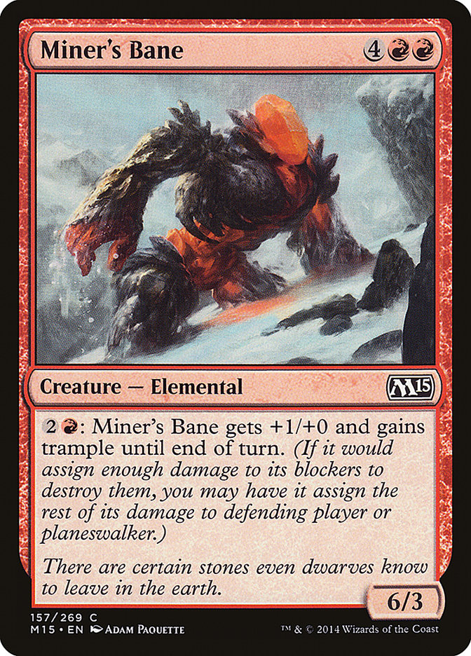 Miner's Bane [Magic 2015] Foil