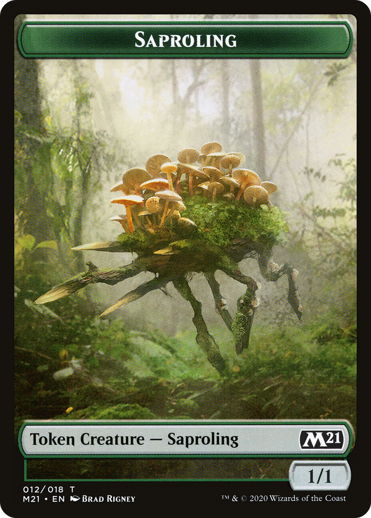 Saproling  [Core Set 2021 Tokens] Foil