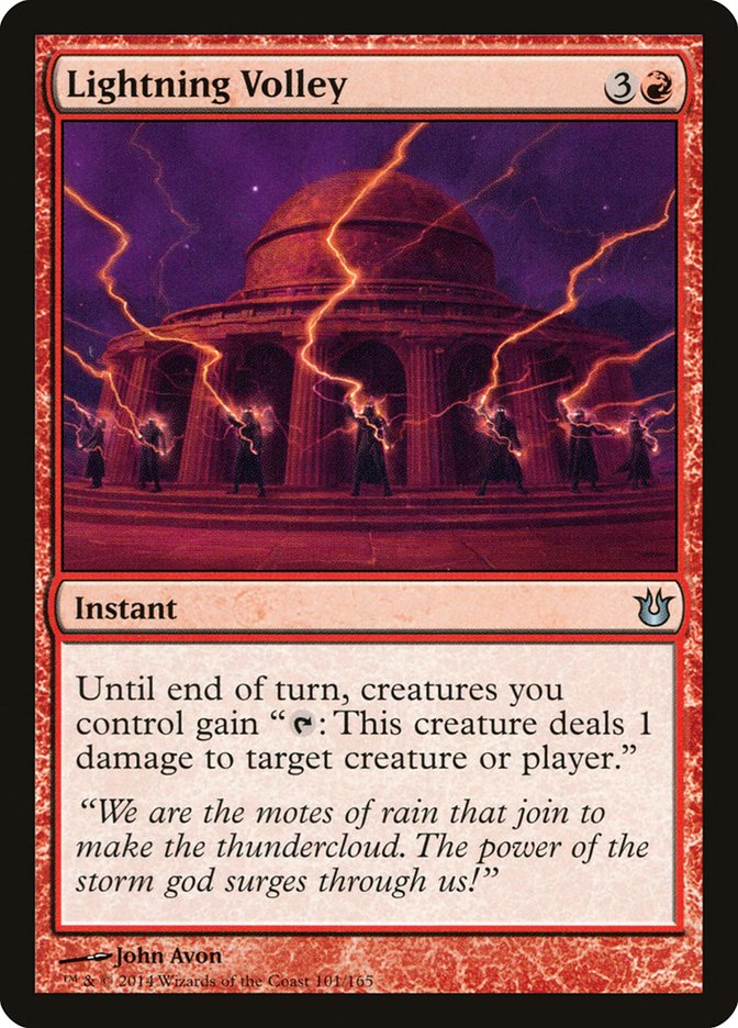 Lightning Volley [Born of the Gods] Foil
