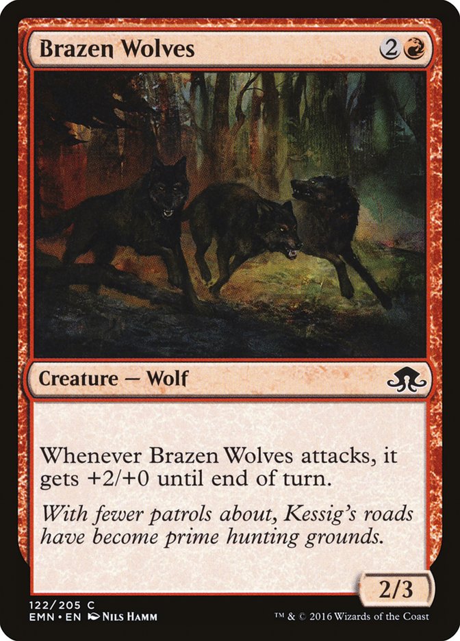 Brazen Wolves [Eldritch Moon] Foil
