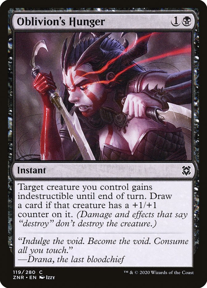 Oblivion's Hunger [Zendikar Rising] Foil