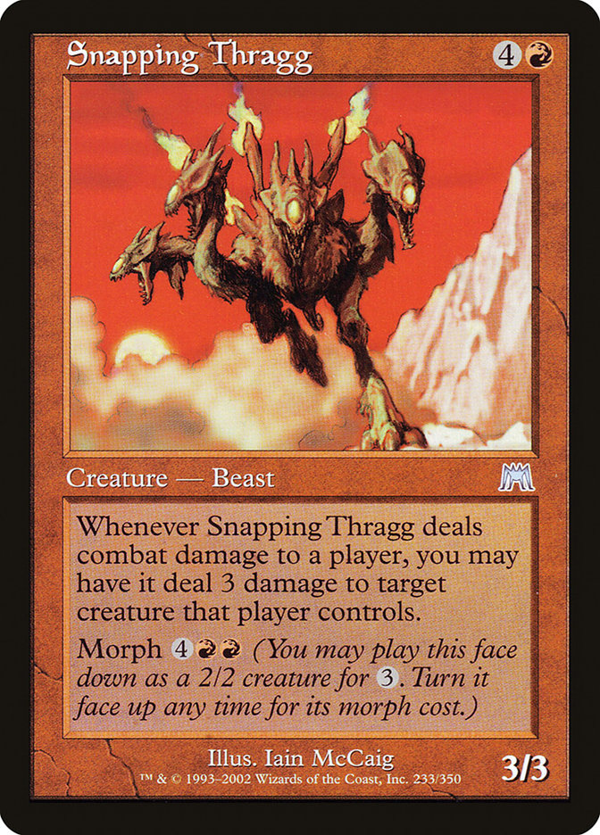 Snapping Thragg [Onslaught] Foil