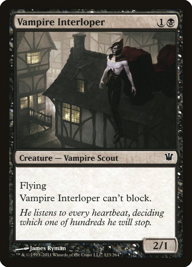 Vampire Interloper [Innistrad] Foil