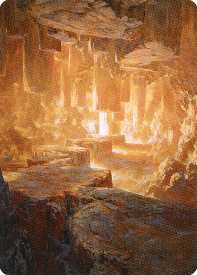 Pillarverge Pathway // Pillarverge Pathway  [Zendikar Rising Art Series] (Borderless) Foil