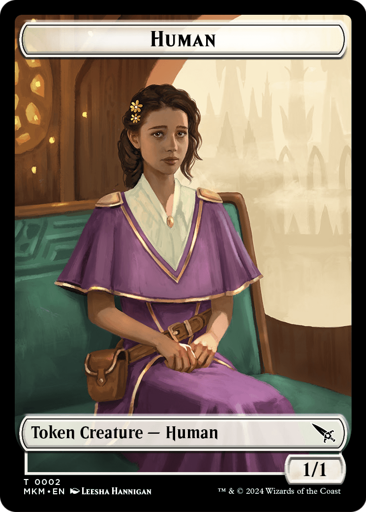 Human  [Murders at Karlov Manor Tokens] Foil