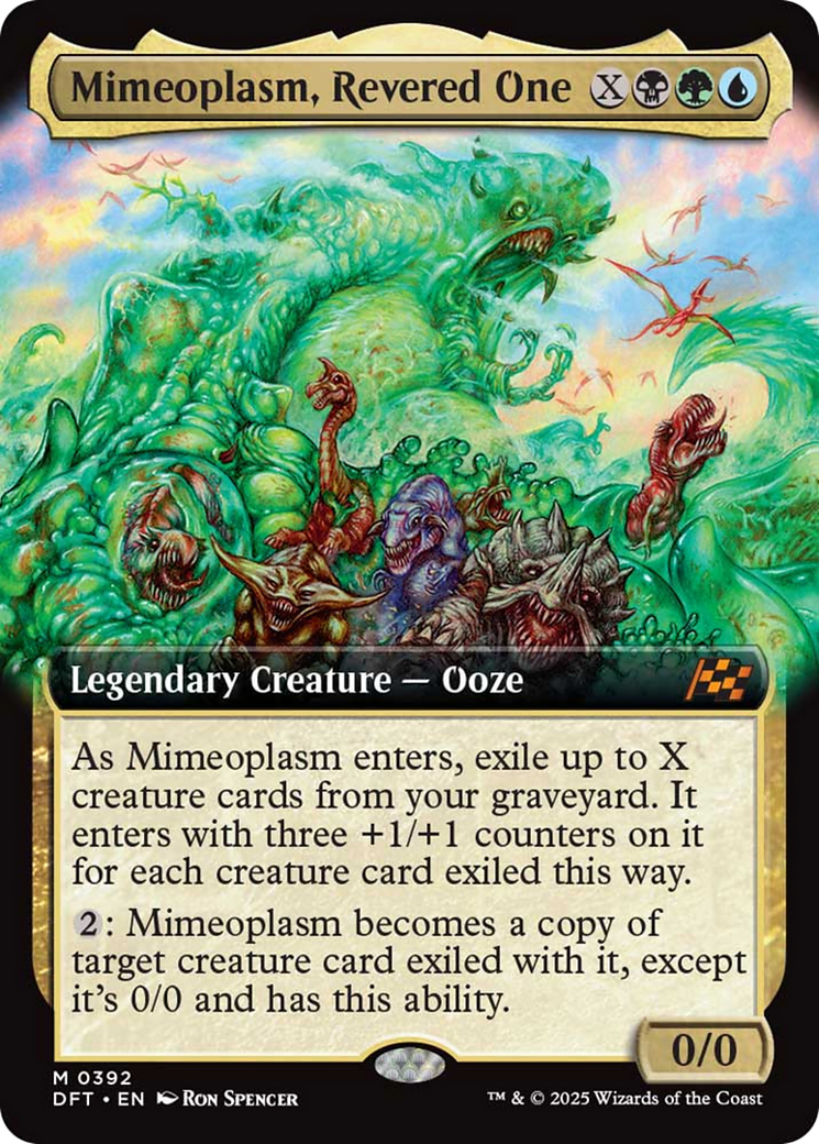 Mimeoplasm, Revered One (Extended Art) [Aetherdrift] Foil