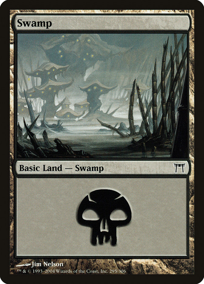 Swamp (295) [Champions of Kamigawa] Foil