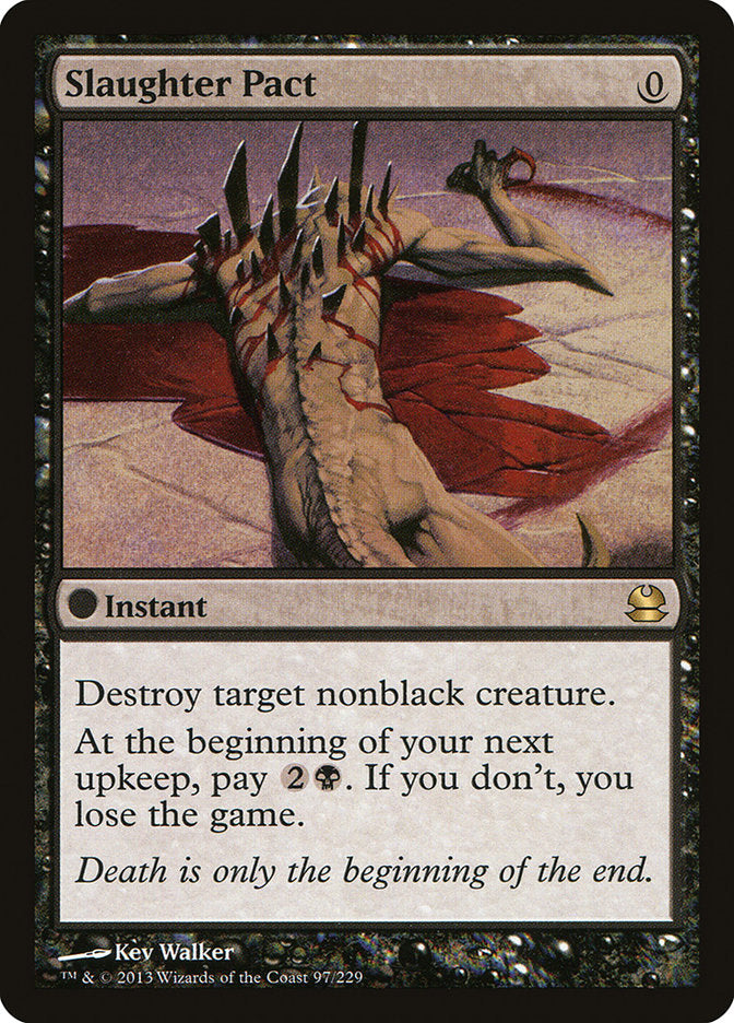Slaughter Pact [Modern Masters] Foil