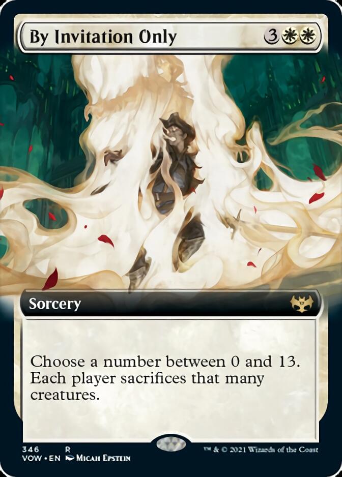 By Invitation Only (Extended Art) [Innistrad: Crimson Vow] Foil