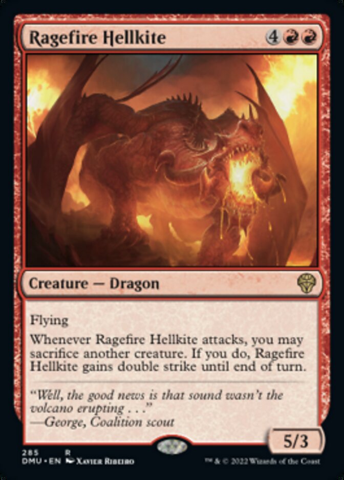 Ragefire Hellkite [Dominaria United] Foil