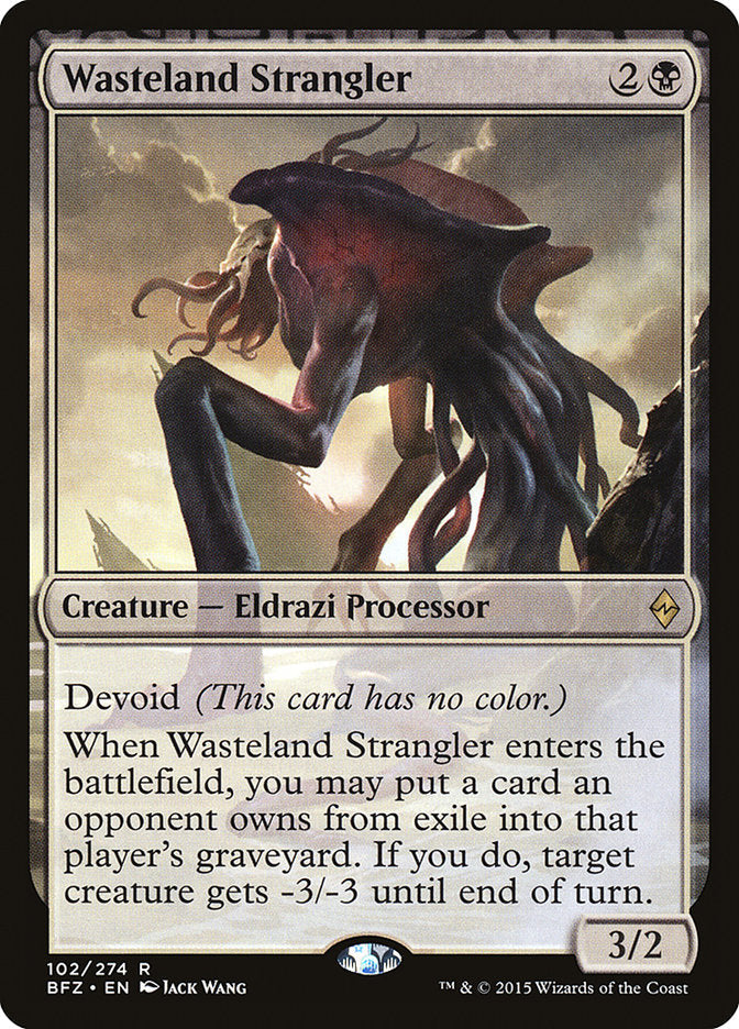 Wasteland Strangler [Battle for Zendikar] Foil