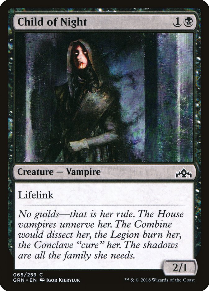 Child of Night [Guilds of Ravnica] Foil