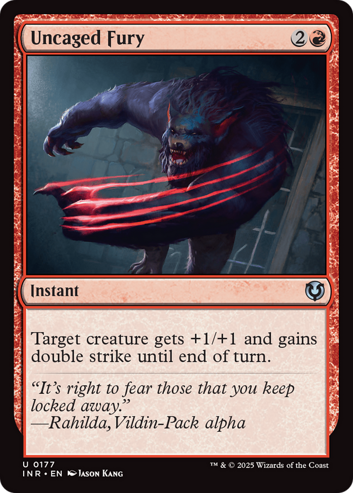 Uncaged Fury [Innistrad Remastered]