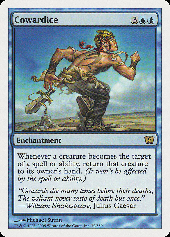 Cowardice [Ninth Edition] Foil
