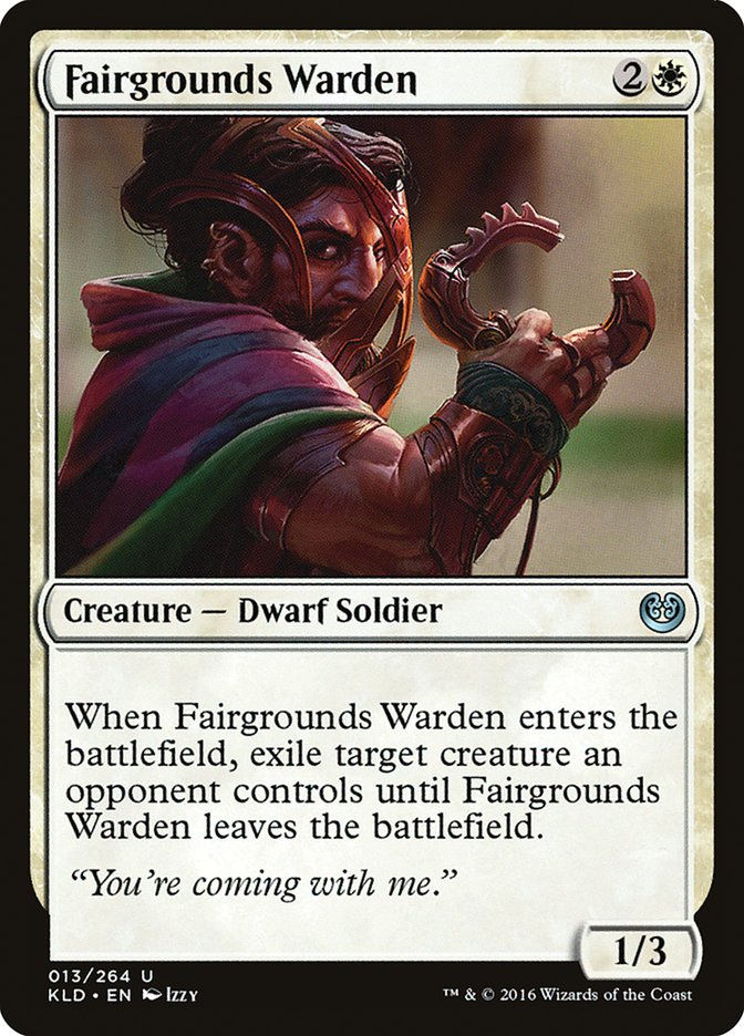 Fairgrounds Warden [Kaladesh] Foil