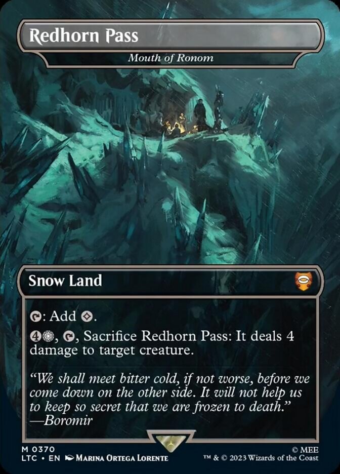 Mouth of Ronom - Redhorn Pass [The Lord of the Rings: Tales of Middle-Earth Commander] Foil