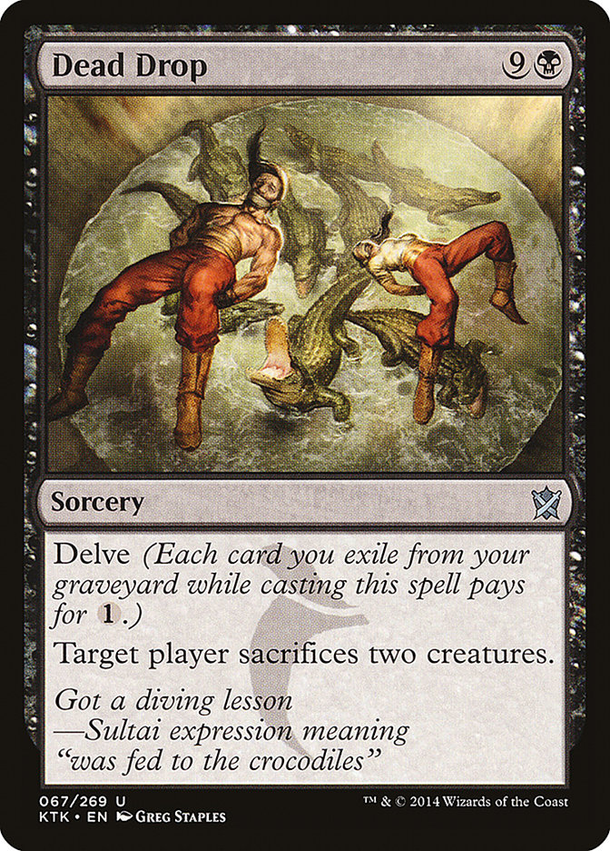 Dead Drop [Khans of Tarkir] Foil
