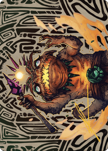 Zoyowa Lava-Tongue // Zoyowa Lava-Tongue  [The Lost Caverns of Ixalan Art Series] (Borderless) Foil