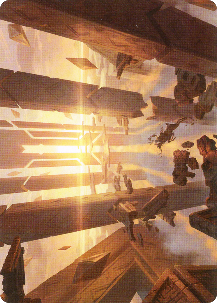 Skyclave Basilica // Skyclave Basilica  [Zendikar Rising Art Series] (Borderless) Foil