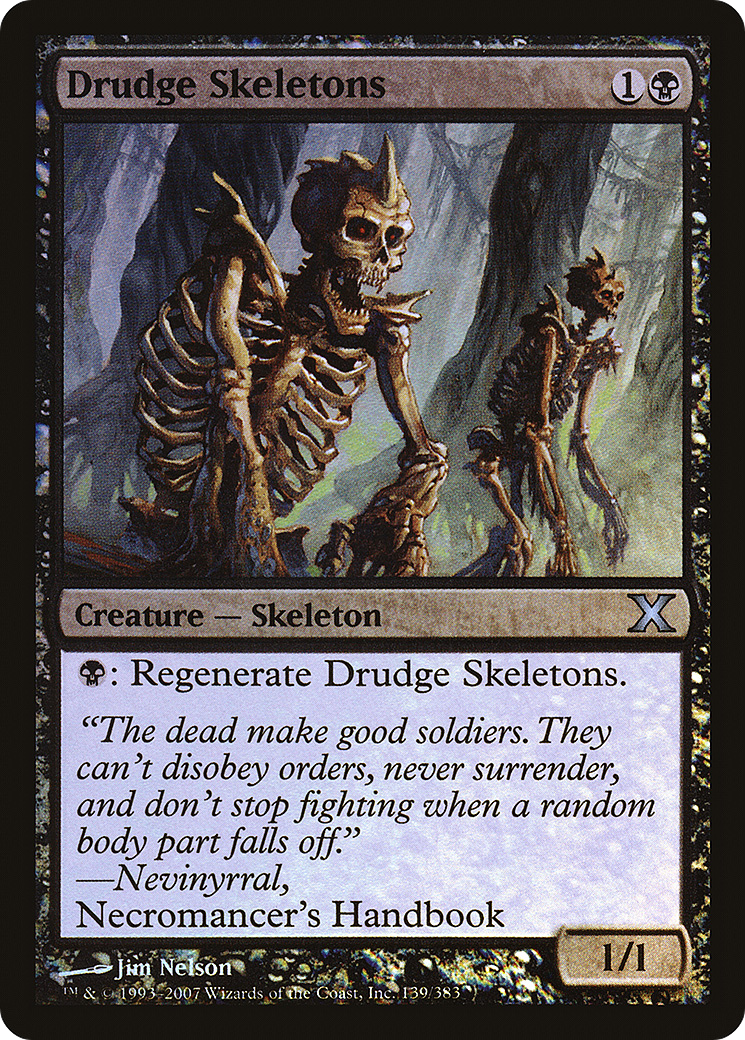 Drudge Skeletons  [Tenth Edition] Foil
