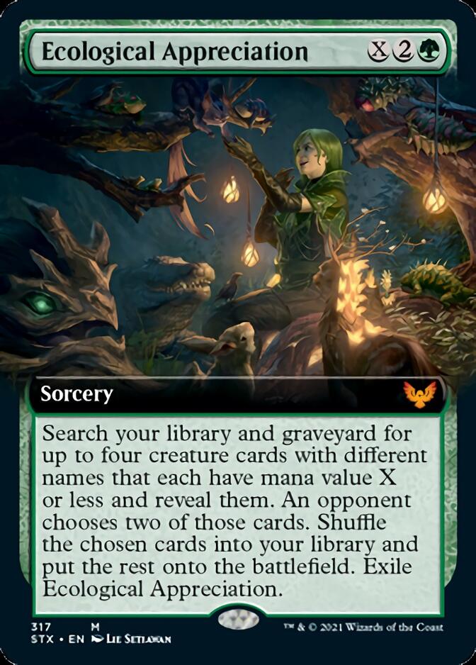Ecological Appreciation (Extended Art) [Strixhaven: School of Mages] Foil