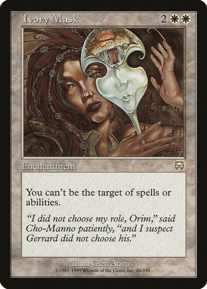 Ivory Mask [Mercadian Masques] Foil