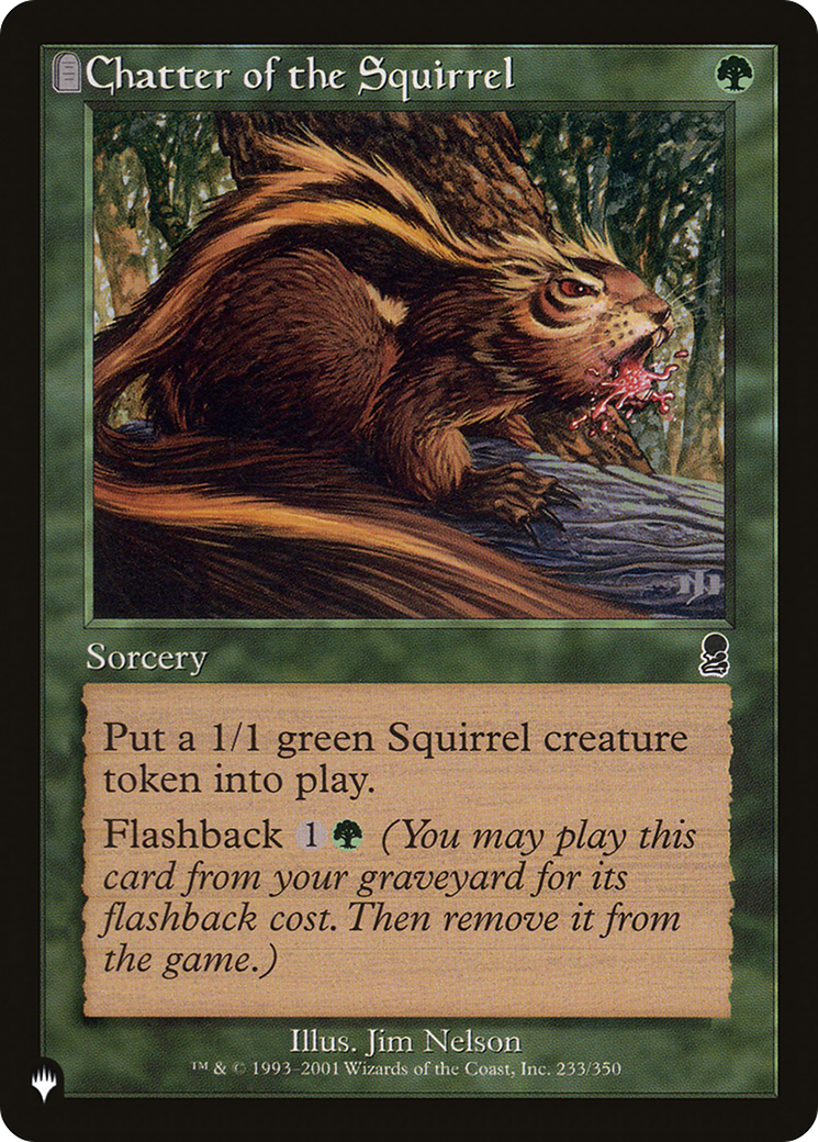 Chatter of the Squirrel  [The List]: (tombstone)