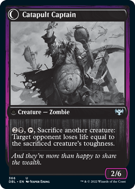 Catapult Fodder // Catapult Captain [Innistrad: Double Feature] Foil