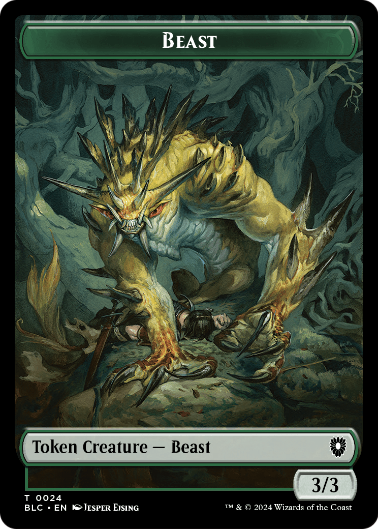 Beast  [Bloomburrow Commander Tokens]