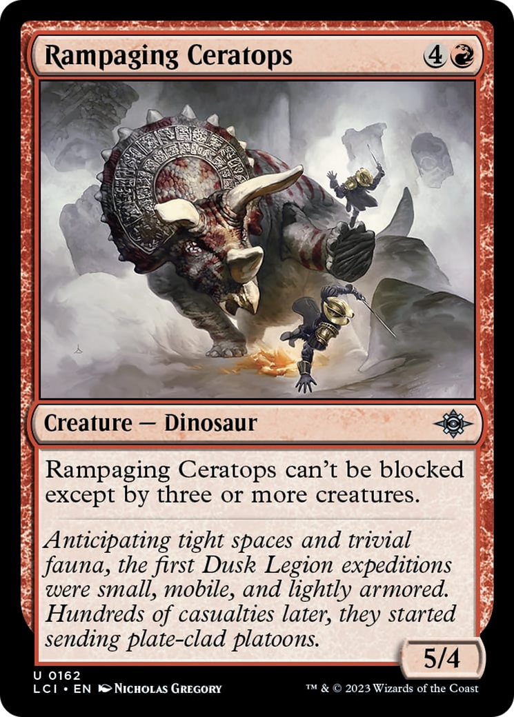 Rampaging Ceratops [The Lost Caverns of Ixalan] Foil
