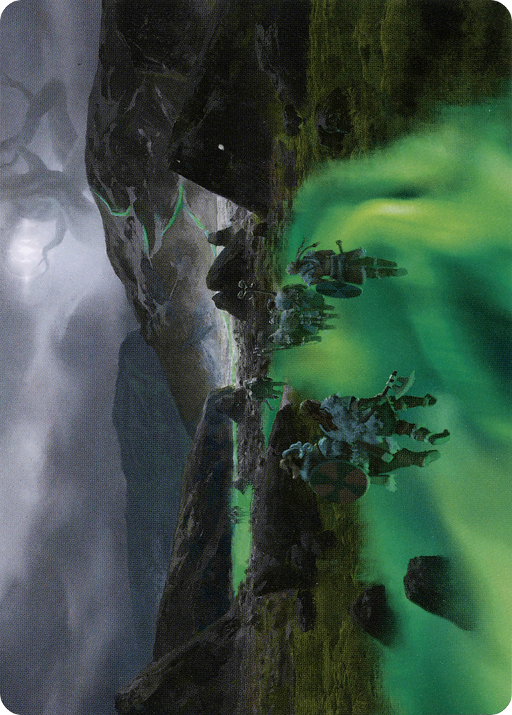 Path to the World Tree // Path to the World Tree  [Art Series: Kaldheim] (Borderless) Foil