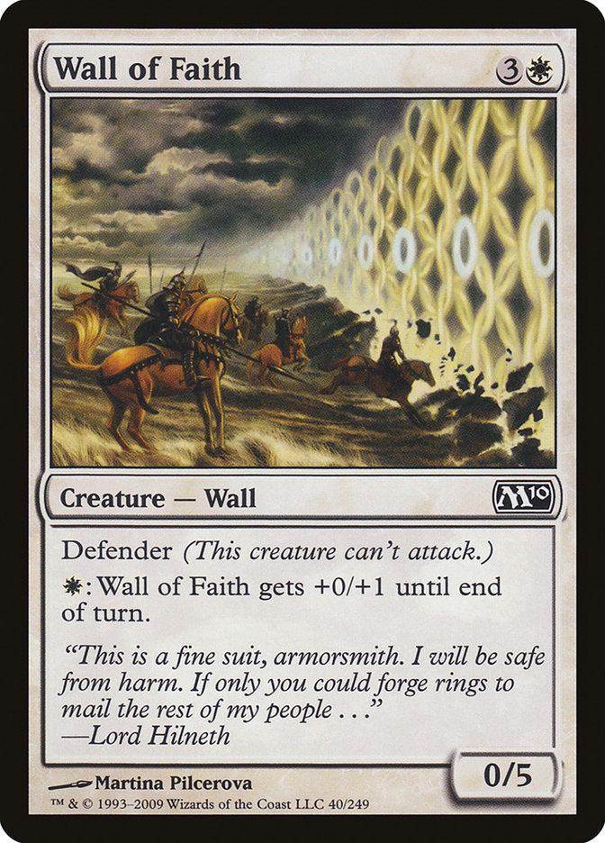Wall of Faith [Magic 2010] Foil