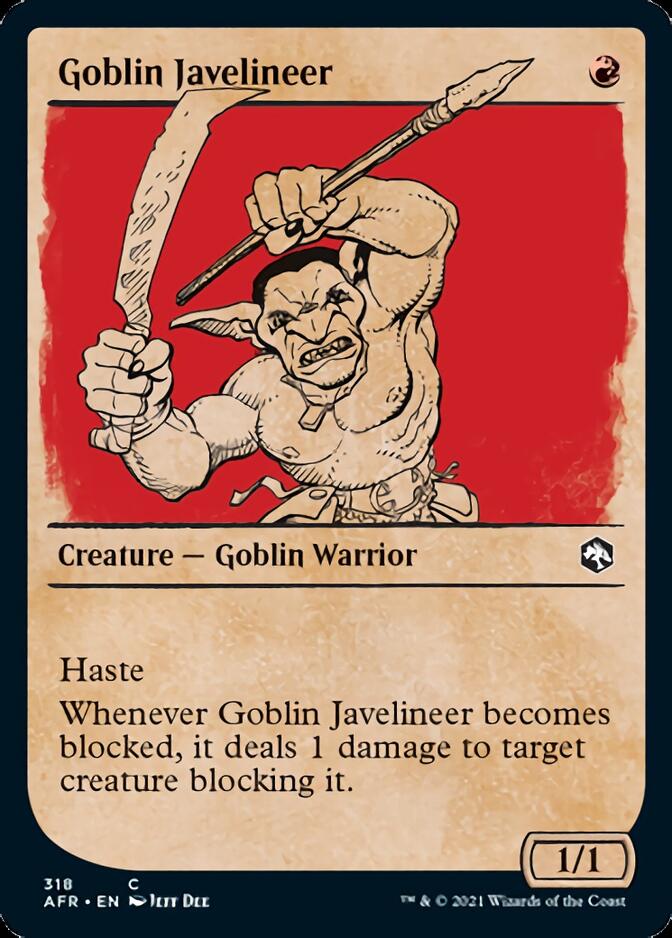 Goblin Javelineer (Showcase) [Dungeons & Dragons: Adventures in the Forgotten Realms] Foil