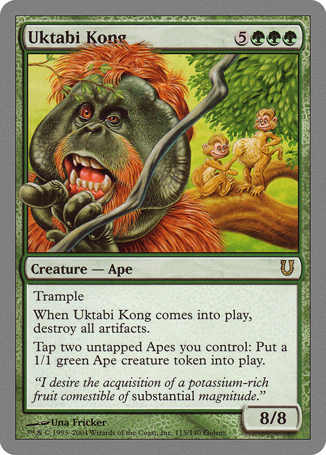 Uktabi Kong [Unhinged] Foil