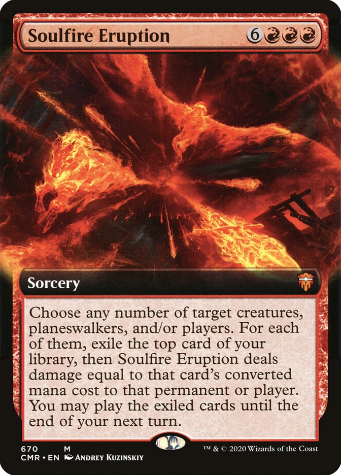 Soulfire Eruption (Extended Art) [Commander Legends] Foil