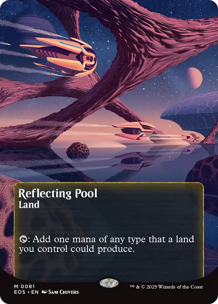 Reflecting Pool (0081) (Borderless) [Edge of Eternities: Stellar Sights] Foil